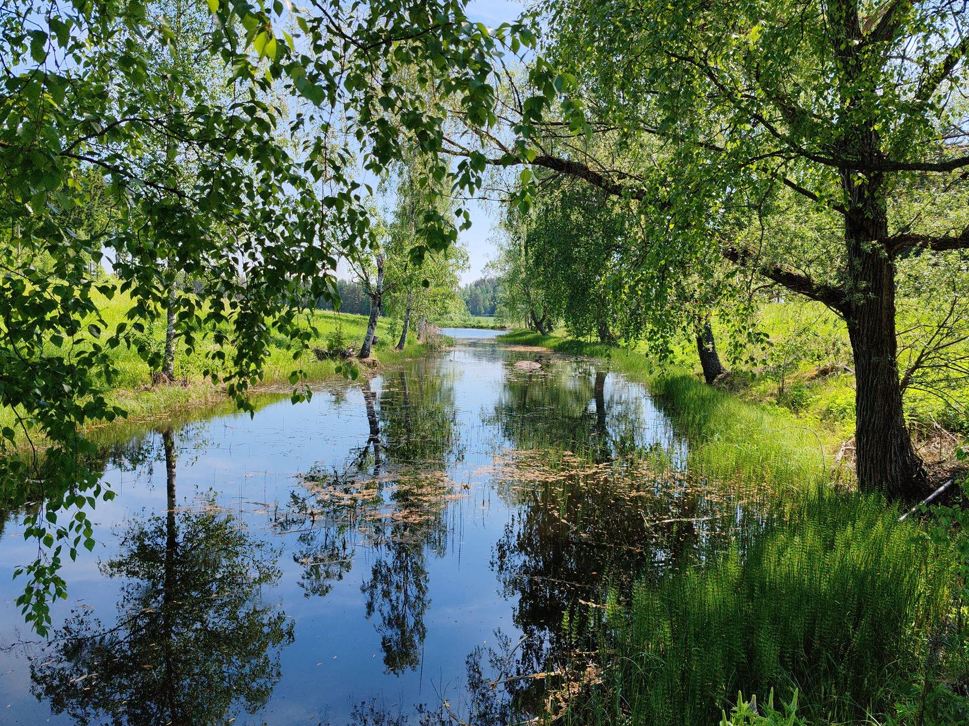 Maatila rakennuksineen Lohjan Leppäkorvessa, rauhallisella sijainnilla mutta vain 60 km kehä-III:lta. 23