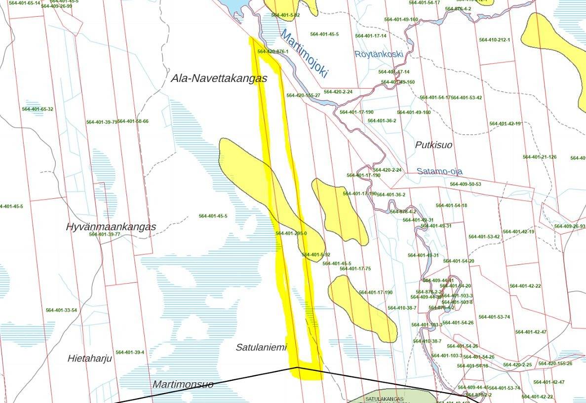 Metsähookana 564-401-295-0 määräala 12