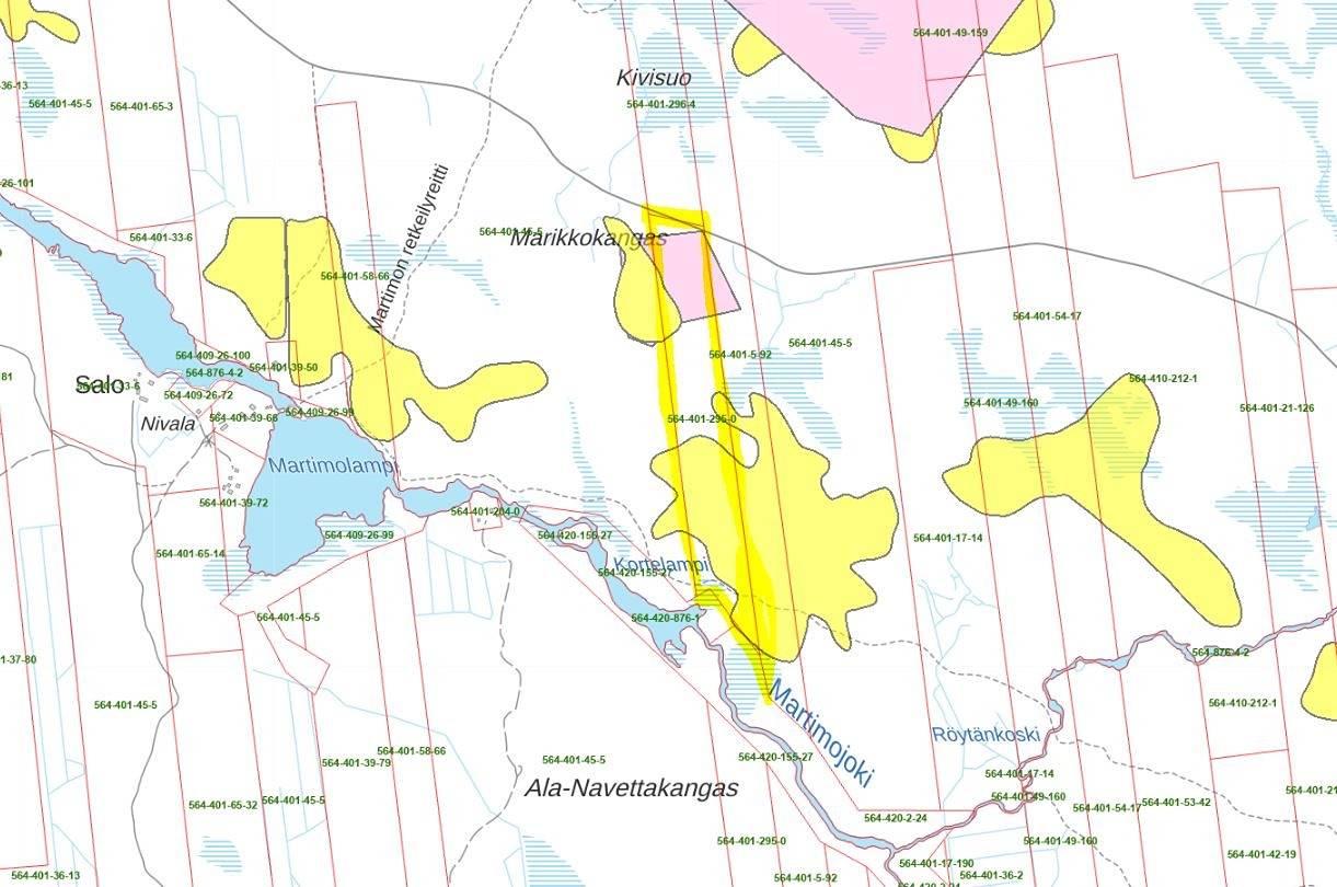 Metsähookana 564-401-295-0 määräala 13