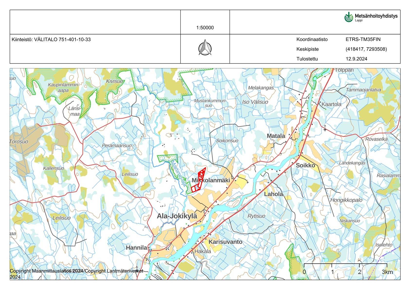 Välitalo 751-401-10-33 määräala 1