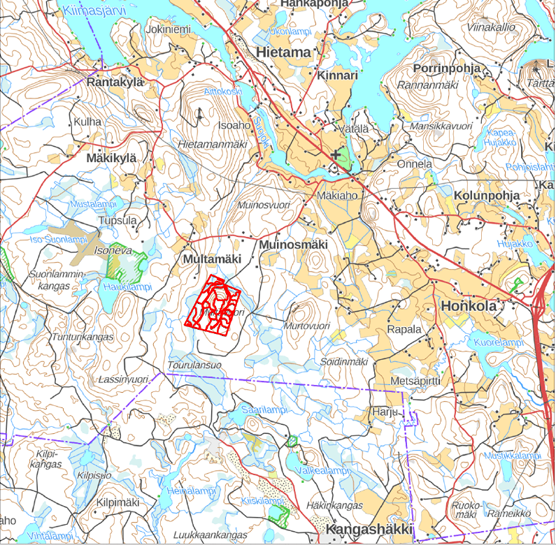 Honkola,Multavuori 992-401-4-162 1