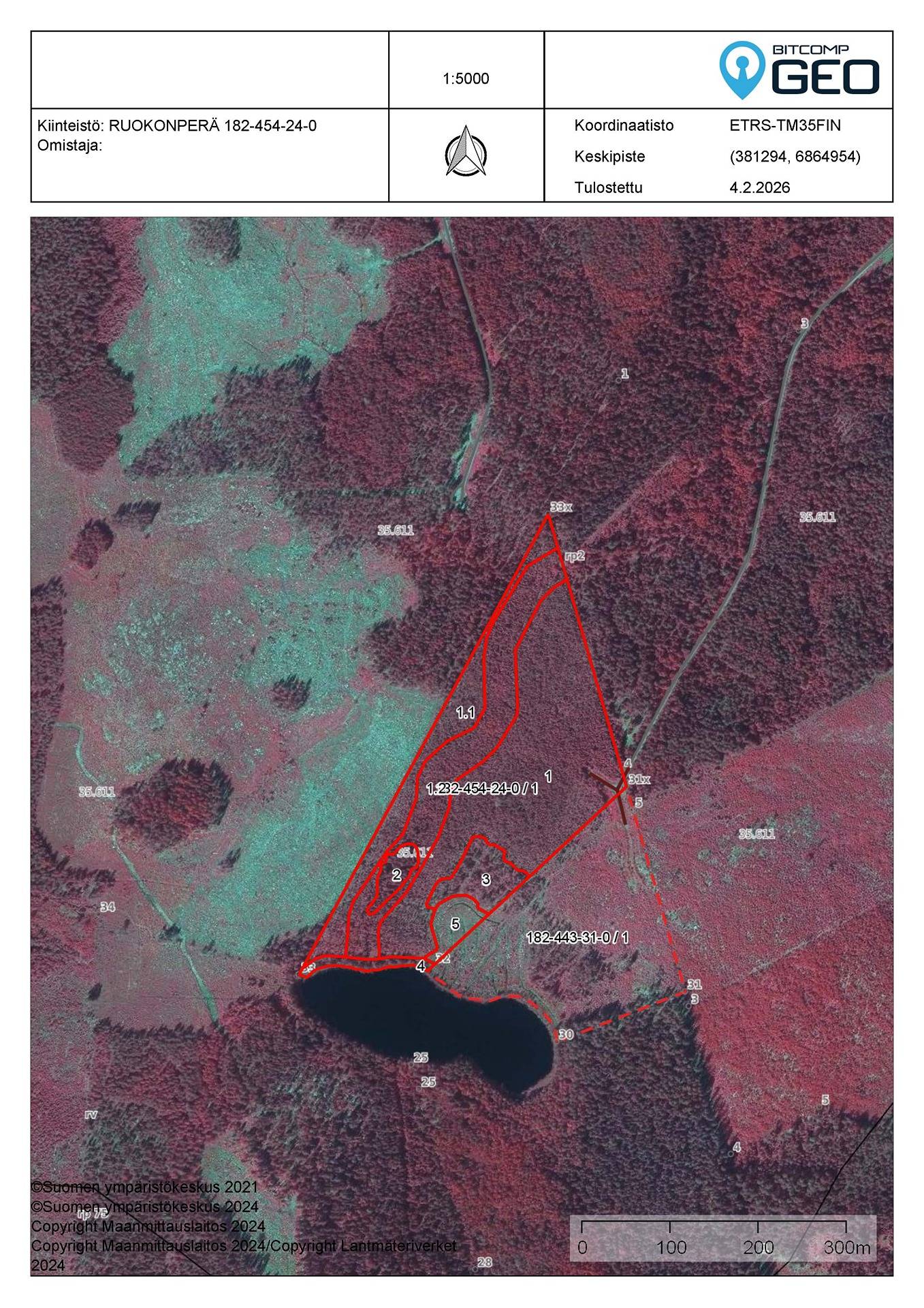 Ruokonperä 24:0 (182-454-24-0) ja Monni 31:0 (182-443-31-0) 1
