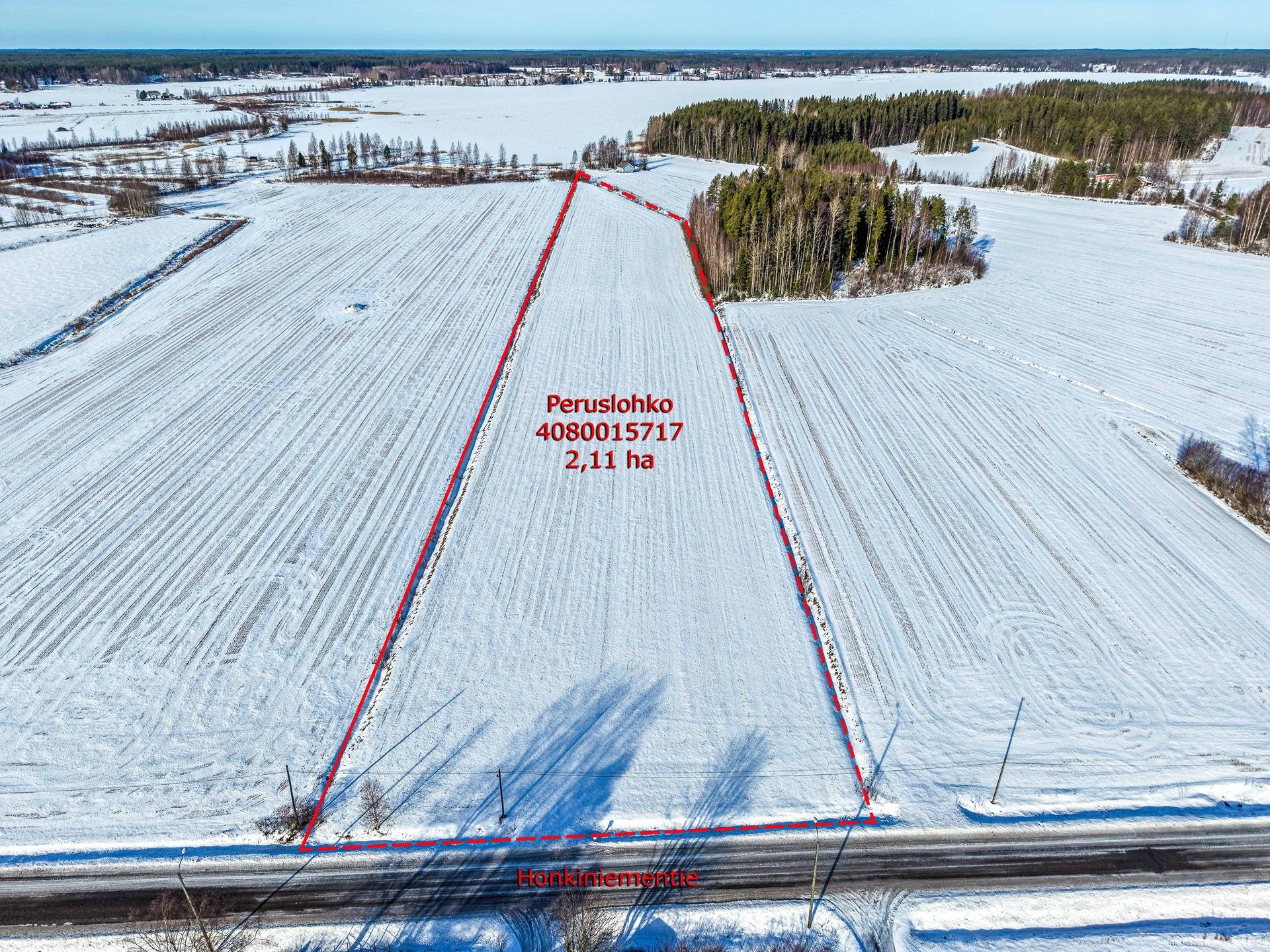 Lapua, Kauhajärvi, Honkiniementie, peltolohko, Järvineva 408-409-1-311 (määräala) 1