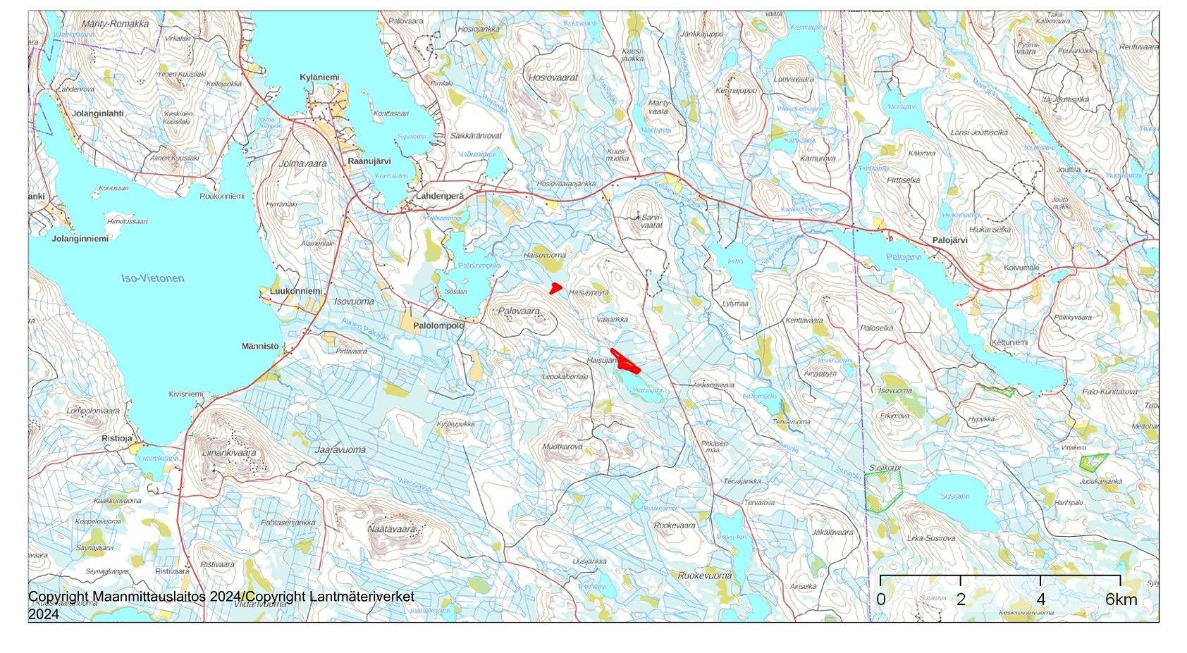 Välimaa määräala Haisuoja ja Haisujärvi 1