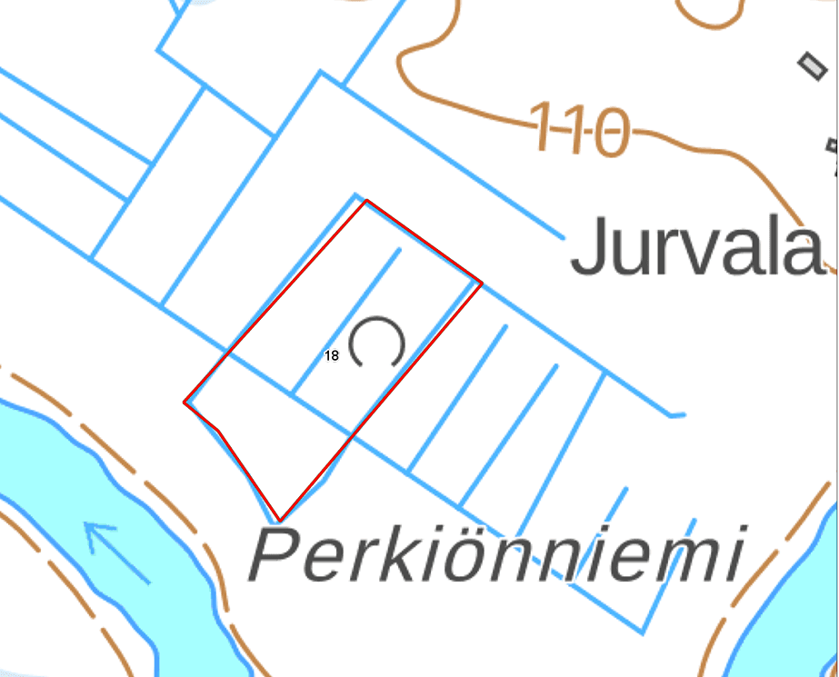 JUSSILA 889-404-9-5 metsämääräala 1,434 ha Utajärven Tervolankylässä Kiiminkijoen pohjoispuolella 1