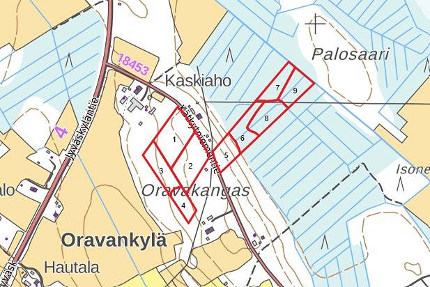Koivikko 626-401-6-129, Mäntymäki 626-401-6-116 ja Pihlajakangas 626-401-6-107 1