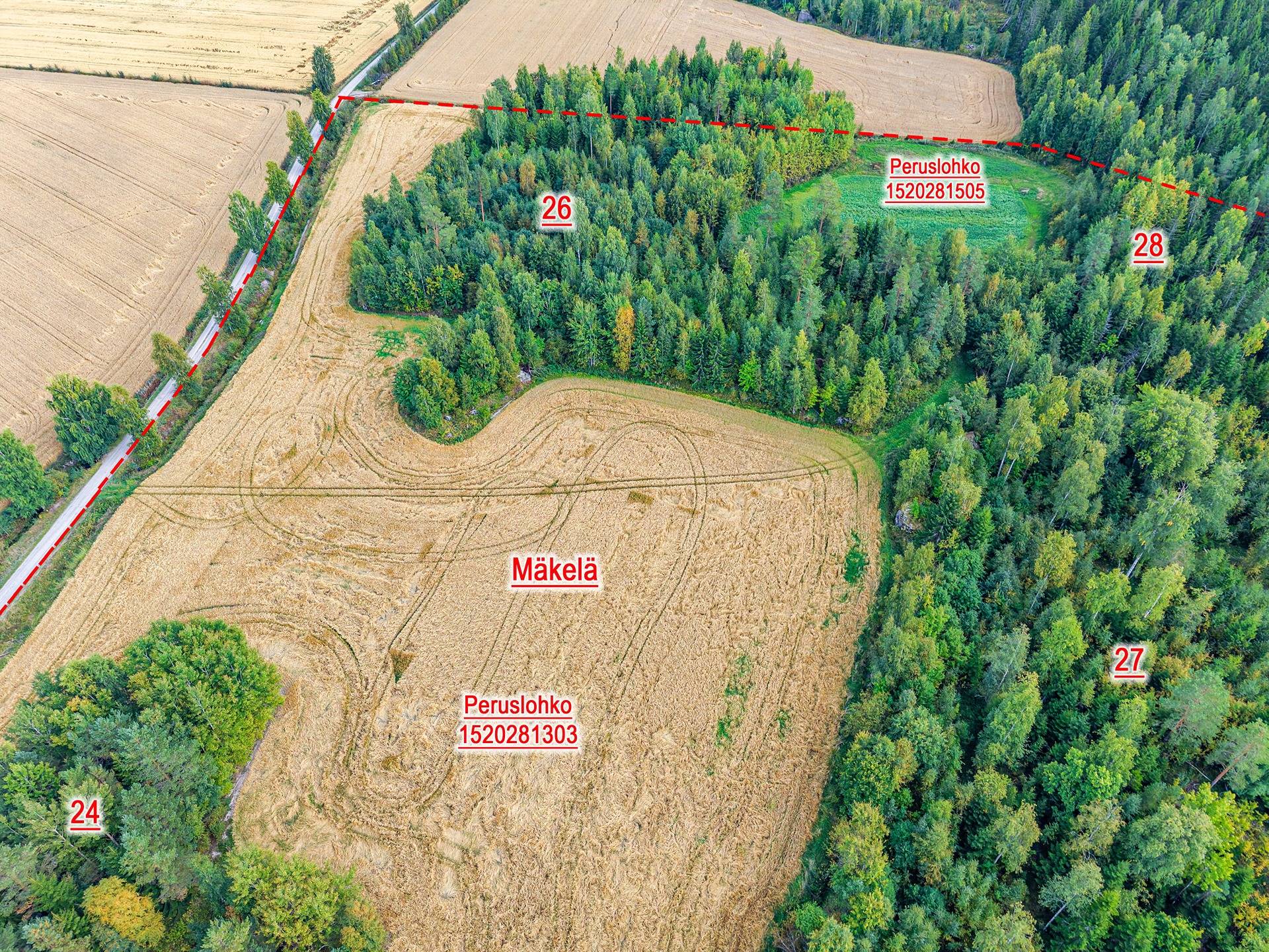 Isokyrö, Napue, Mäkelä 152-408-9-1, määräala 1