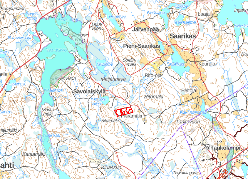 Kansikuva kohteelle Sumiainen (Savolaiskylä), Jurvonrinne 992-403-17-22 määräala