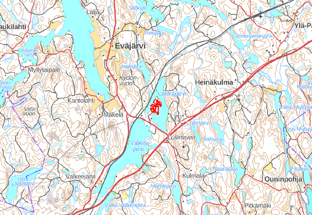 Kansikuva kohteelle Eväjärvi, Lankaniemennenä 182-442-2-142