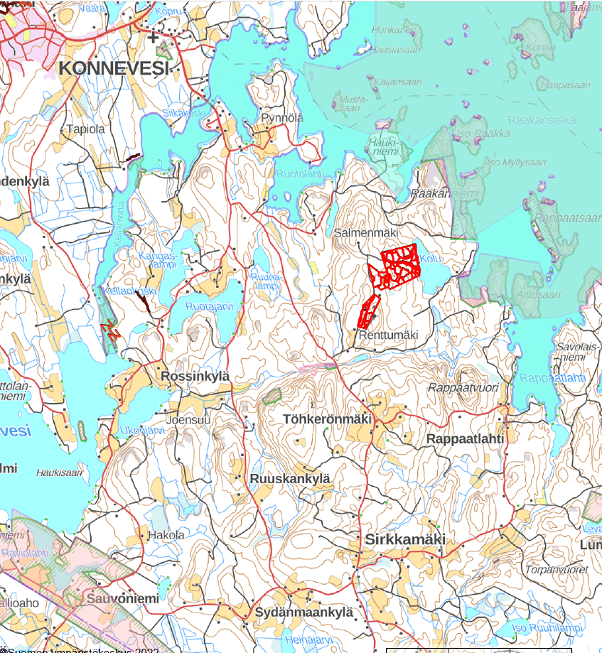 Omslagsbild för objektet Siikakoski, Kolunmetsä 275-407-4-60 & Pirkkala 275-407-4-62