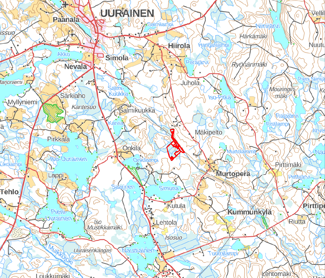 Omslagsbild för objektet Murtoperä, Peräkorpi 892-403-2-52 & Heinäkorpi 892-403-3-113