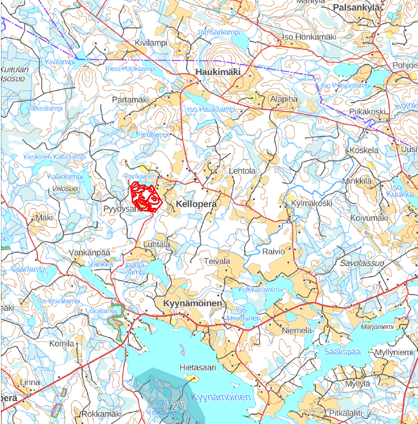 Omslagsbild för objektet Kelloperä, Pyydysaho 892-403-26-21